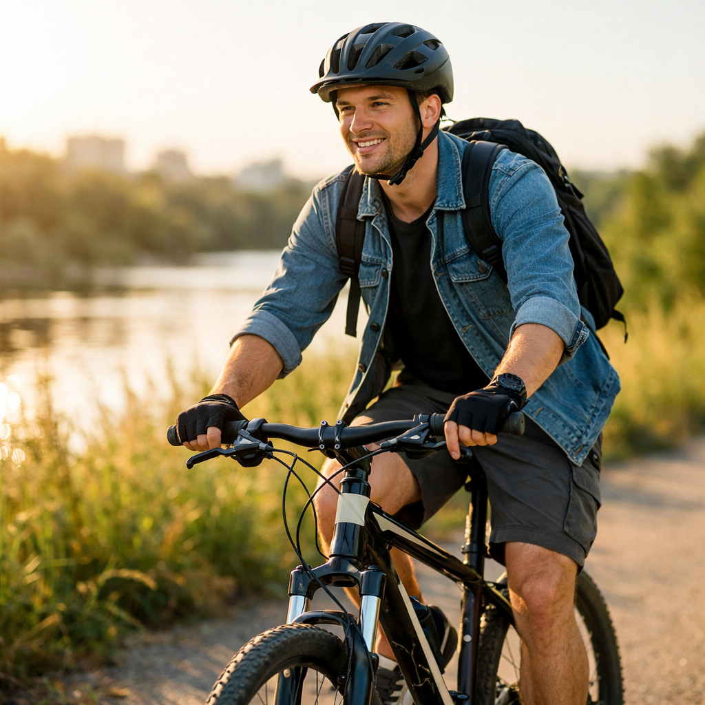 Person on Bike